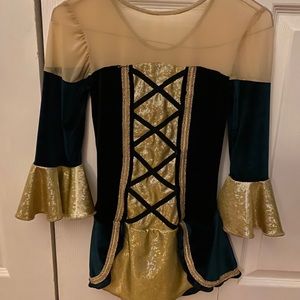 Irish skating dress girls 12/14 or adult xsmall